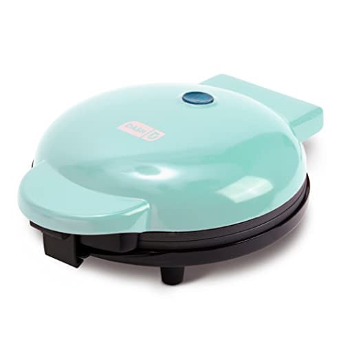 Dash Express Waffle Maker Electric, Dual Nonstick Cooking Surfaces, 8 Inches, Aqua