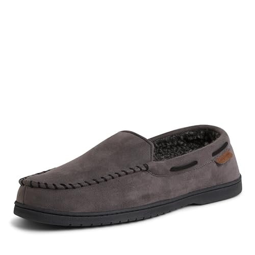 Dearfoams Microsuede Moccasin Whipstitch Slippers Deal