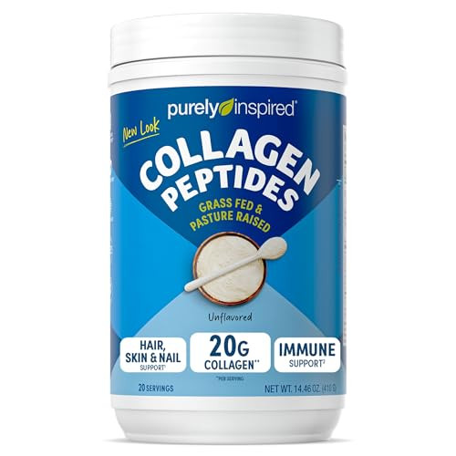 Purely Inspired Collagen Peptides Powder (Unflavored, 20 Servings)