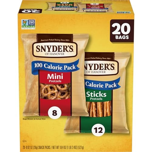 Snyder's of Hanover Mini Pretzels 20-Count Deal
