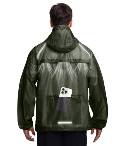 SWISSWELL Men's Ultra Light Rain Jacket Breathable Raincoat for Cycling