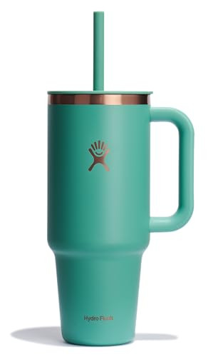 40-Ounce Hydro Flask Travel Tumbler with Handle (Thyme Rose Gold)