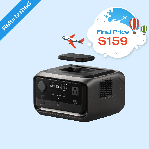 Refurb EcoFlow River 3 Plus 286Wh Power Station w/ 5000mAh RAPID Power Bank Deal