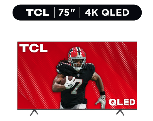TCL 75" 4K UHD QLED Smart TV with Google TV