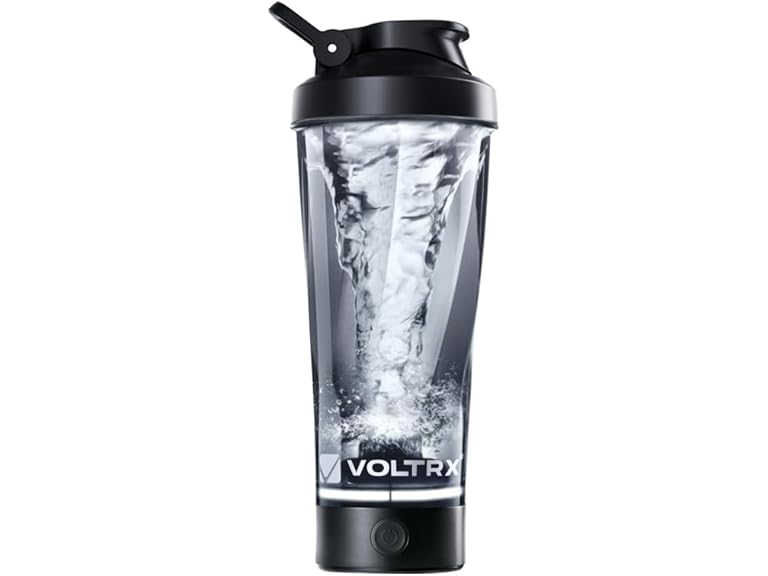 VOLTRX VortexBoost 24-Oz Electric Protein Shaker Bottle (USB-C)