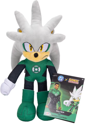 DC X Sonic the Hedgehog 9'' Silver as Green Lantern Plush Deal