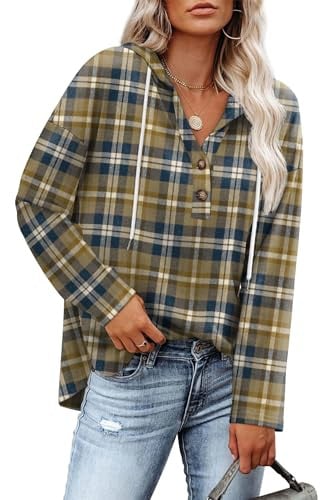 RUMIA Womens Fall Fashion 2025 Long Sleeve Oversized Sweatshirt