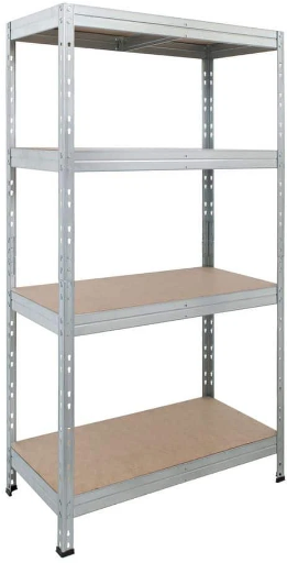 AR Shelving Basics Series 4-Tier Galvanized Steel Storage Deal