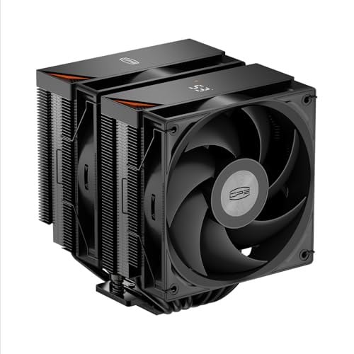 PCCOOLER RT620 PRO 6-Heatpipe Dual Tower CPU Air Cooler w/ Smart Temperature Display Deal