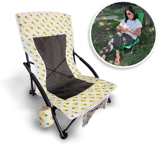 Bliss Hammocks Collapsible Beach Chair