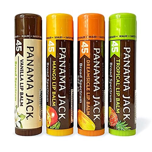 Panama Jack Sunscreen Lip Balm 4-Pack Deal