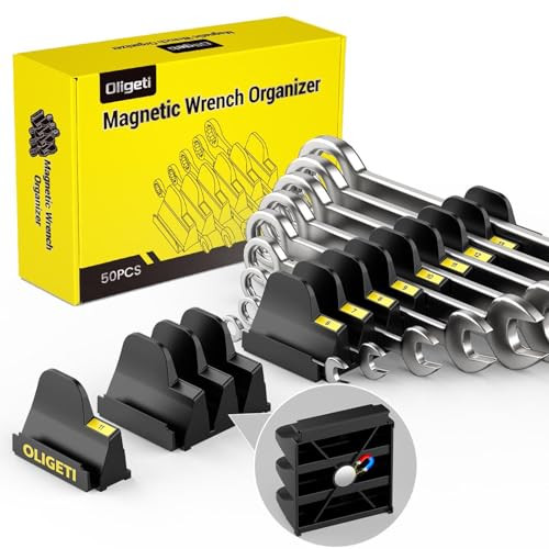 Magnetic Wrench Organizer Set