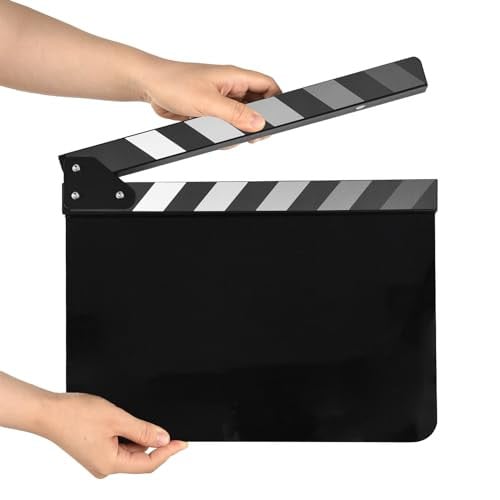 Andoer Acrylic Action Film Clapperboard  Deal