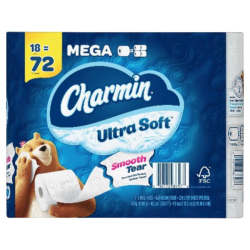Charmin Ultra Soft/Strong 18-Count Mega Roll