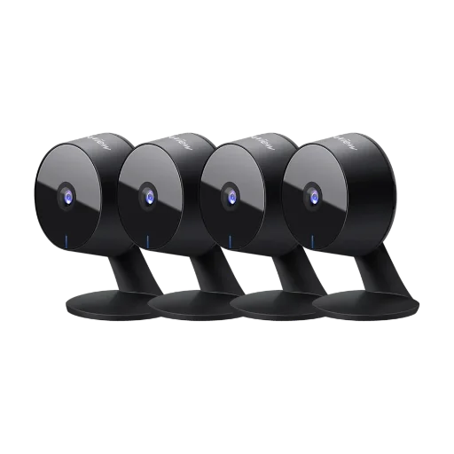 LaView F1 Indoor Wi-Fi Security Cameras (Refurbished) 4-Pack
