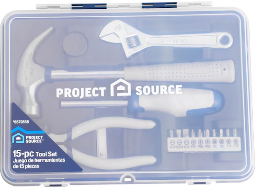 Project Source 15-Piece Household Tool Set Deal