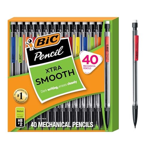 BIC Xtra Smooth 0.7mm Mechanical Pencils 40-Count Deal