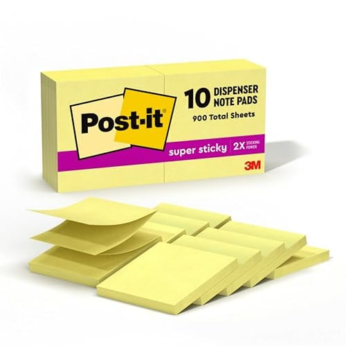 Post-it Super Sticky Pop-up Notes 2 X 10-Pack (1800 sheets total) Deal