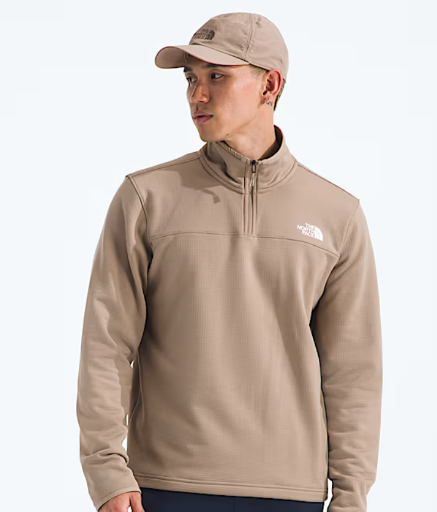 The North Face Men's Cedar Trail Grid Fleece 1/4 Zip