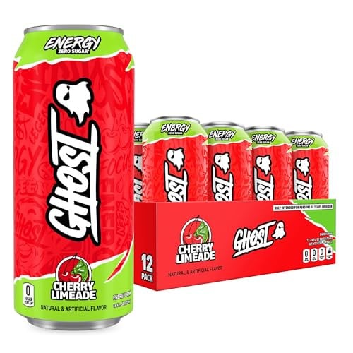 GHOST Energy Drink 12-Pack Cherry Limeade 16oz