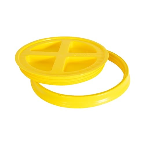 Gamma2 Gamma Seal Lid for Utility Buckets Yellow Deal