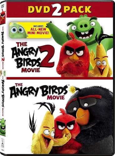 The Angry Birds Movie/The Angry Birds Movie 2 (DVD 2 Pack)