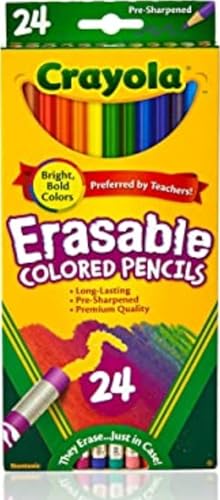 Crayola Erasable Colored Pencils 24 Count