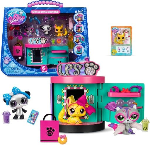 Littlest Pet Shop Spin & Style Boutique Series 4 Gen 7 LPS Bobble Head Toy Deal