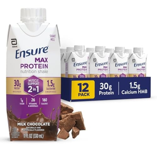 Ensure Max 30g Protein Shake 12-Pack (Milk Chocolate) Deal