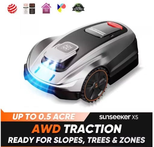 Home Depot Patio & Garden Pick: Sunseeker X5 AWD 8" Wireless deal at Home Depot