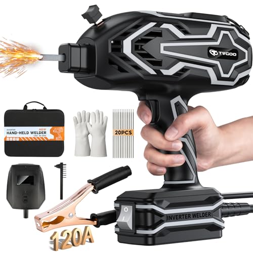 Portable Welding Machine 110V Handheld Arc Welder for 3/32"-1/8" Rods Deal