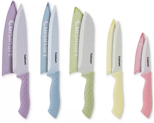 Cuisinart Ceramic Coated 10-Piece Cutlery Knife Set