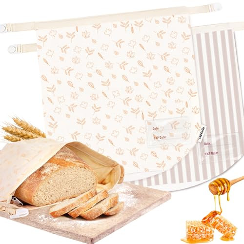 VEDALIO Bread Bags 2-Pack