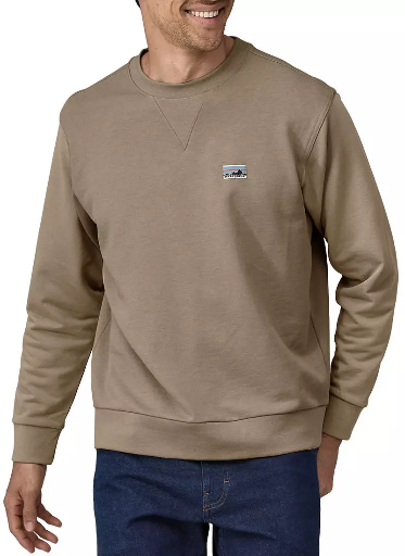 Patagonia Men's Daily Crewneck Sweatshirt Seabird Grey Deal