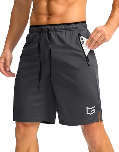 G Gradual Men's Athletic Shorts with Zipper Pockets Deal