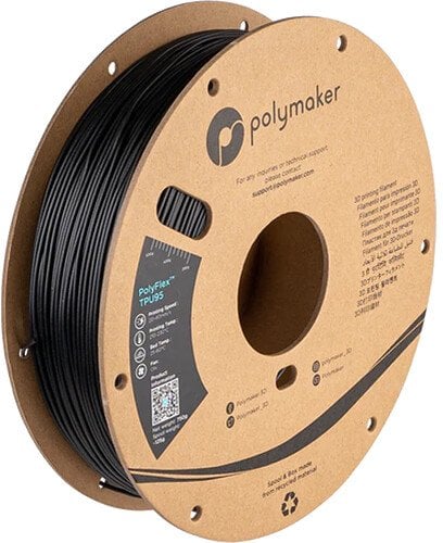 Polymaker 1.75mm PolyFlex TPU95 Filament (750g, Black)