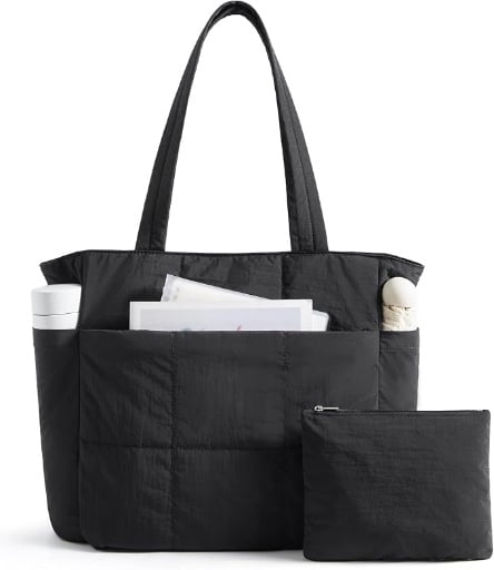 LIGHT FLIGHT 2-Pc Puffy Tote Bag Set