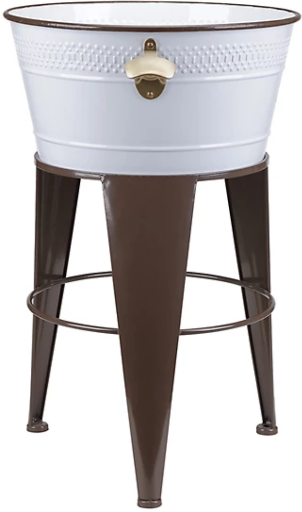 Red Shed 25" Metal Tub On Stand