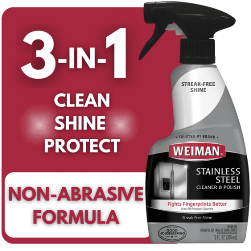 12-Ounce Weiman Stainless Steel Cleaner & Polish Trigger Spray