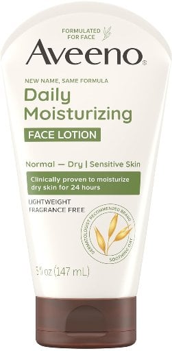 Aveeno Daily Moisturizing Face Lotion w/ Prebiotic Oat (Fragrance Free) 5oz. Deal