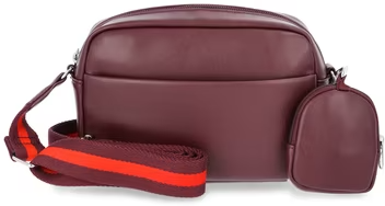 Weekend Academy Girls Square Shoulder Bag with Pouch (Red)