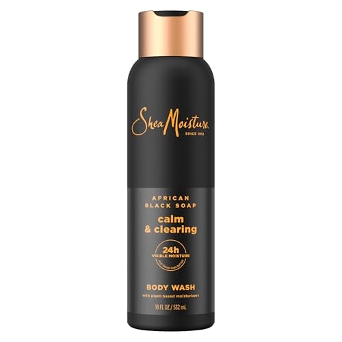 SheaMoisture Body Wash 18-Oz (Raw Shea Butter or African Black Soap) Deal
