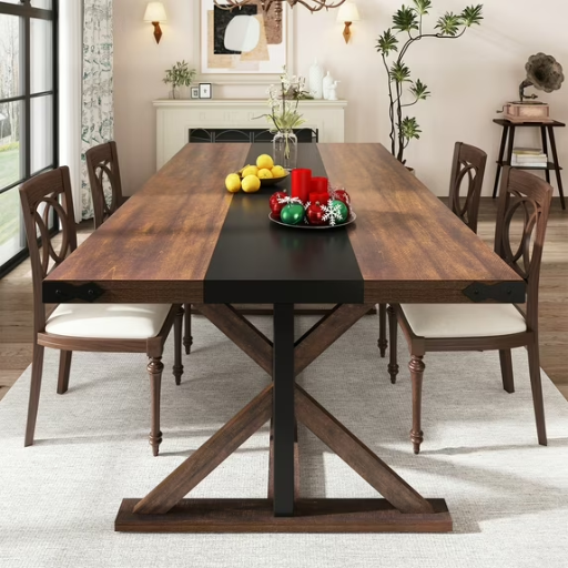 Blotout 71" Modern Farmhouse Dining Table for 6-8 Person