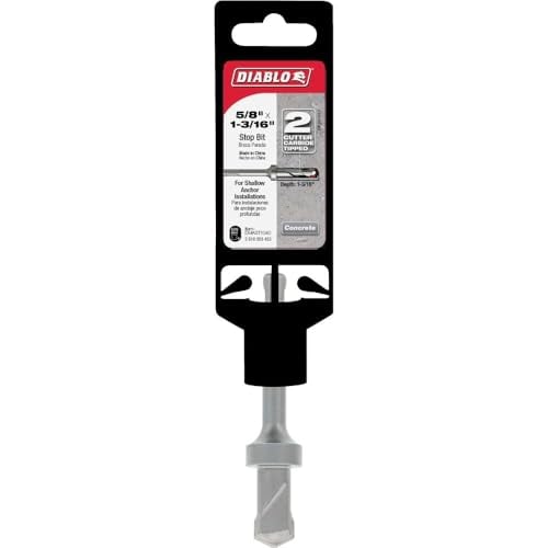 Diablo SDS-Plus 2-Cutter Carbide-Tipped Hammer Stop Bit (5/8" x 1-3/16")