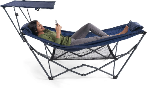 Ozark Trail 2-Person Hammock with Canopy, Blue Deal