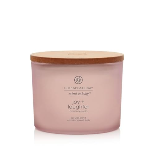 Chesapeake Bay Candle Scented Candle Joy + Laughter (Cranberry Dahlia)