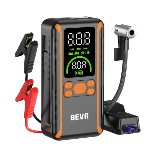 BEVA CAP11A Jump Starter with 150PSI Air Compressor Deal