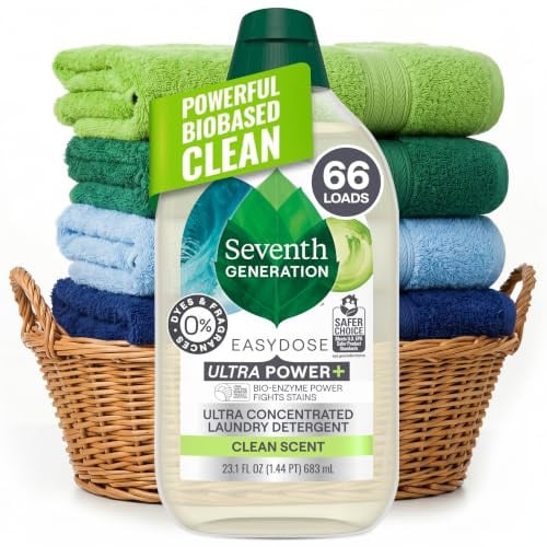 Seventh Generation Power Plus Laundry Detergent 23.1-Oz (Clean Scent)