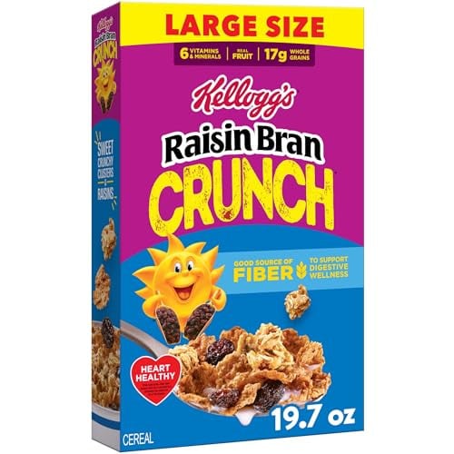 Kellogg's Raisin Bran Crunch Breakfast Cereal, 19.7 oz Deal