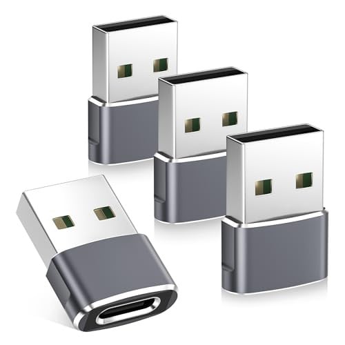 Basesailor USB-C Female to USB-A Male Adapters 4-Pack Deal